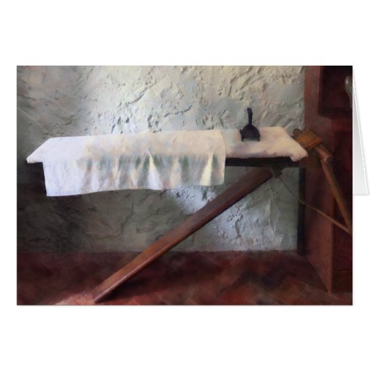 Iron Board and Iron (Front Horizontal)