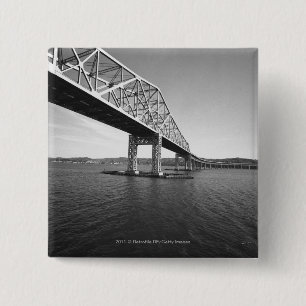 Iron bridge B&W Pinback Button