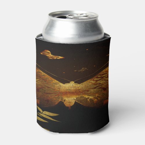 Iron Butterfly Cutout Can Cooler