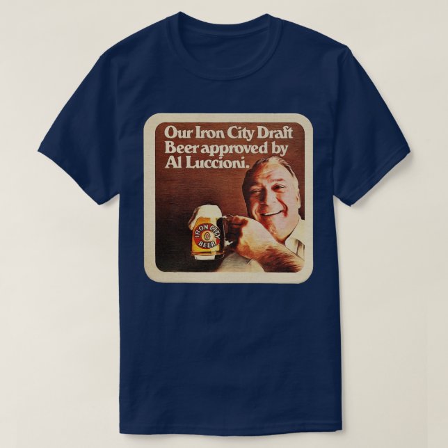 Iron City Beer Al Approved Retro Defunct Brewerian T-Shirt (Design Front)