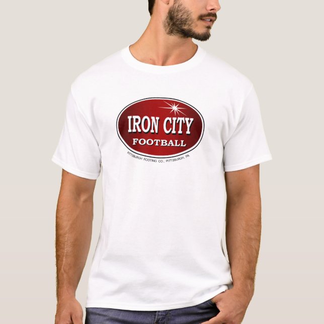 Iron City Pittsburgh Football T-Shirt (Front)