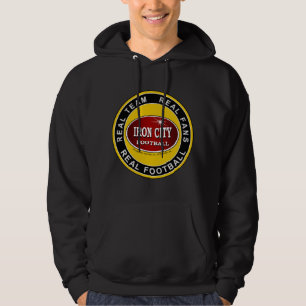 IRON CITY Pittsburgh REAL FOOTBALL Fans Hoodie