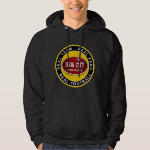 IRON CITY Pittsburgh REAL FOOTBALL Fans Hoodie