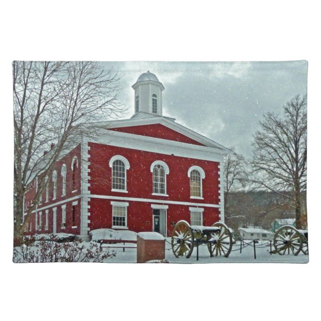 Iron County Courthouse Cloth Placemat (Front)