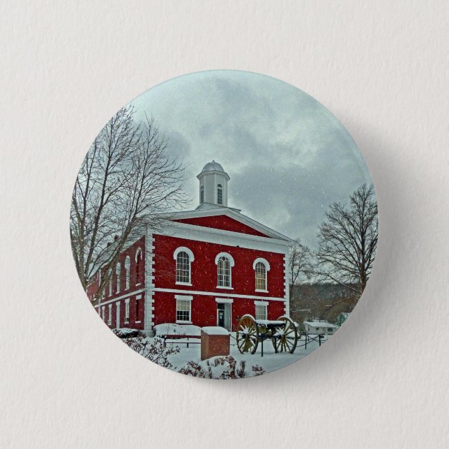 Iron County Courthouse Pinback Button (Front)