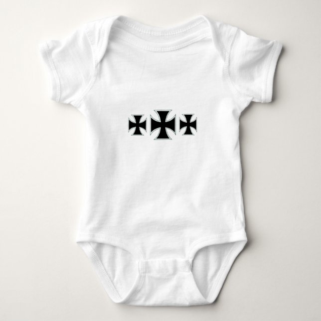 Iron Cross Baby Bodysuit (Front)