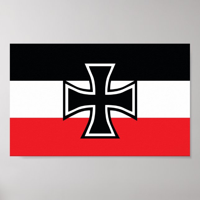 Iron Cross Flag WW1 Poster (Front)