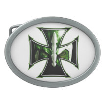 Iron Cross Knight Belt Buckle