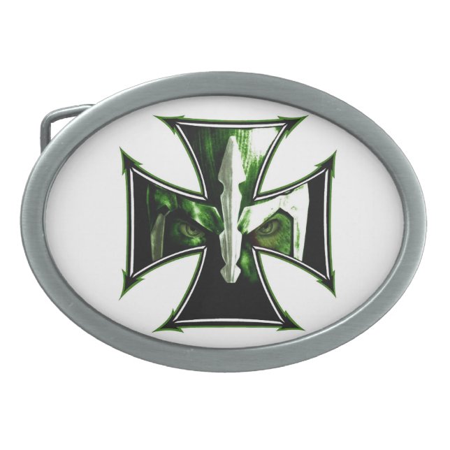 Iron Cross Knight Belt Buckle (Front)