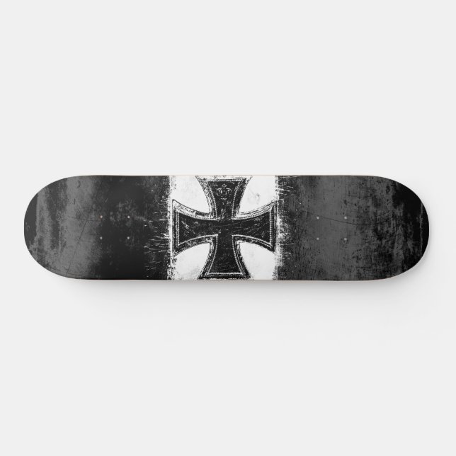 Iron Cross Skateboard | Zazzle
