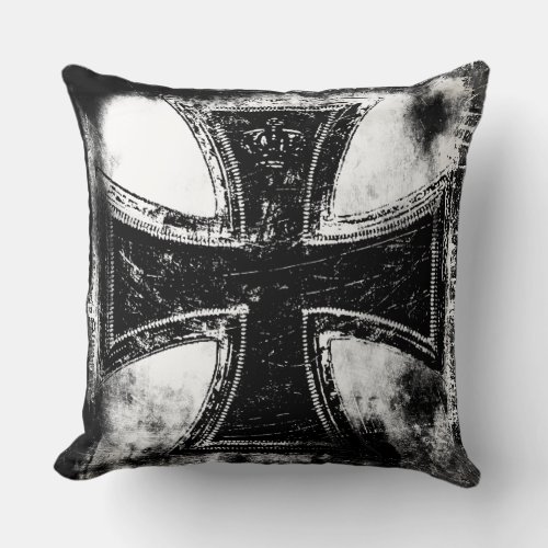 Iron Cross Throw Pillow