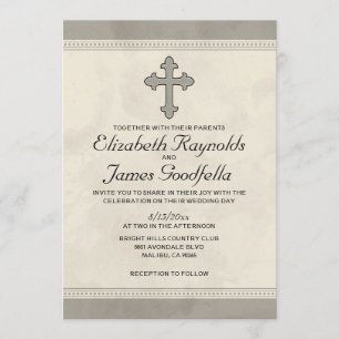 Iron Cross Wedding Invitations