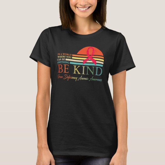 Iron Deficiency Anemia Warrior T-Shirt (Front)