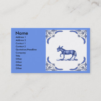 Iron Donkey  Abstract Business Card