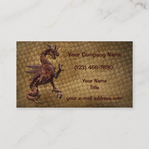 Iron Dragon Scales Business Card