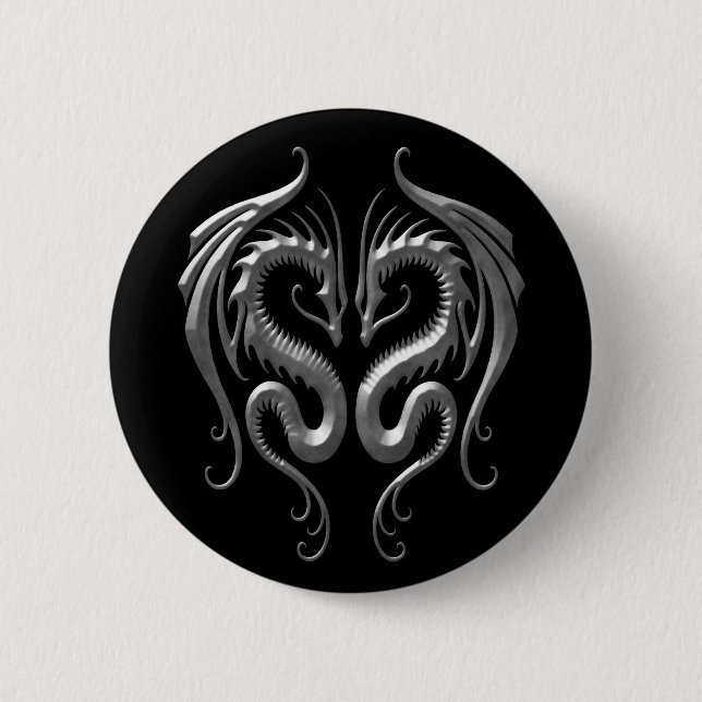 Iron Dragons Button (Front)