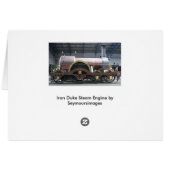 Iron Duke Steam Engine Cards (Back Horizontal)