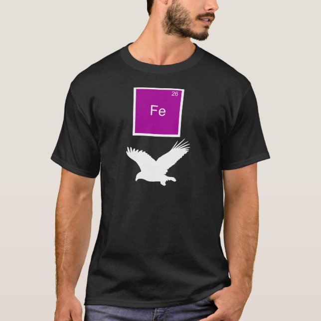 Iron Eagle Element Pun T-Shirt (Front)