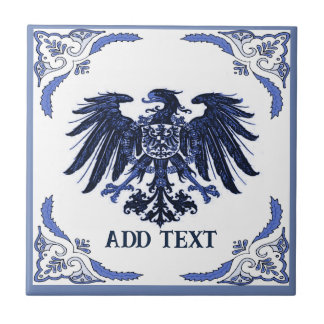 Iron Eagle  Tile, Dutch Look, Personalize Ceramic  Tile