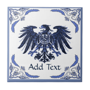 Iron Eagle  Tile, Dutch Look, Personalize Ceramic Tile
