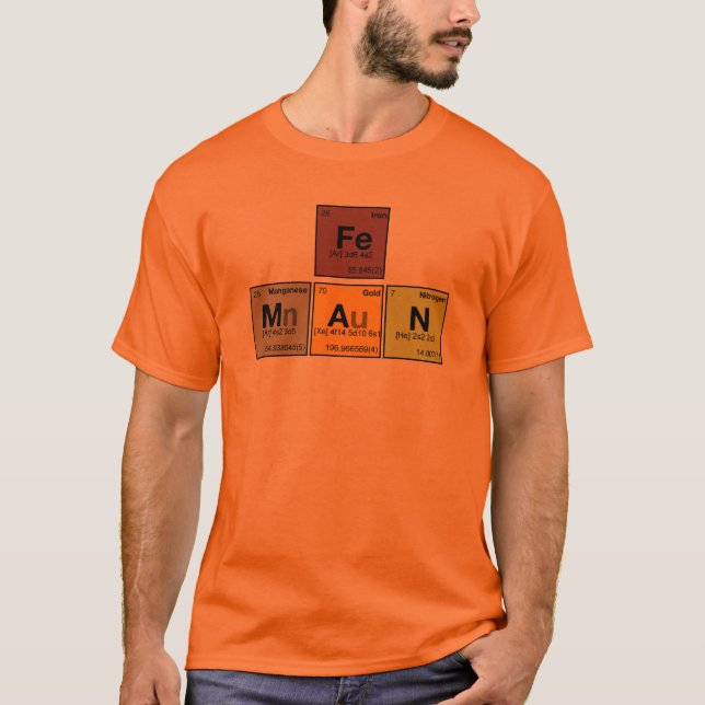 iron [Fe] man T-Shirt (Front)