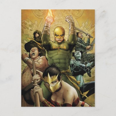 Iron Fist And The Immortal Weapons Postcard