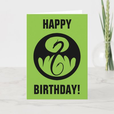 Iron Fist Logo Card
