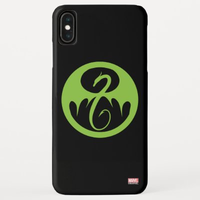 Iron Fist Logo - Green iPhone XS Max Case