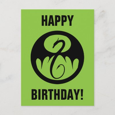 Iron Fist Logo Postcard