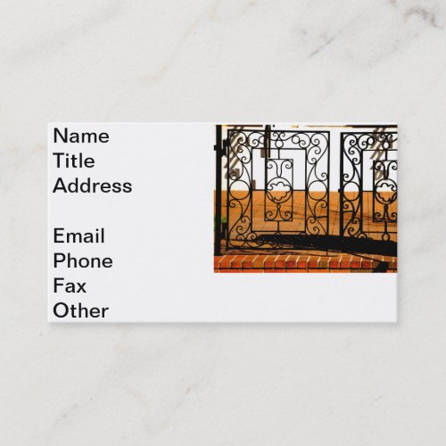 Iron Gate Business Card