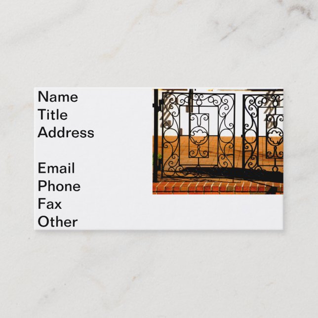 Iron Gate Business Card (Front)