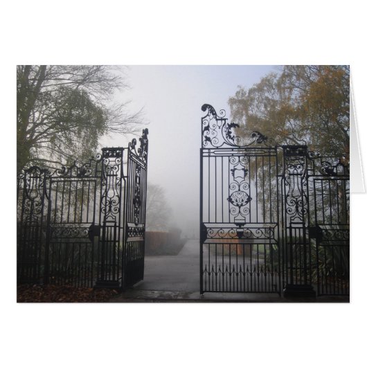 Iron gate cards (Front Horizontal)