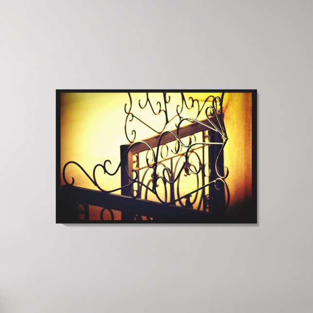 Iron Gate Design Canvas Print (Front)