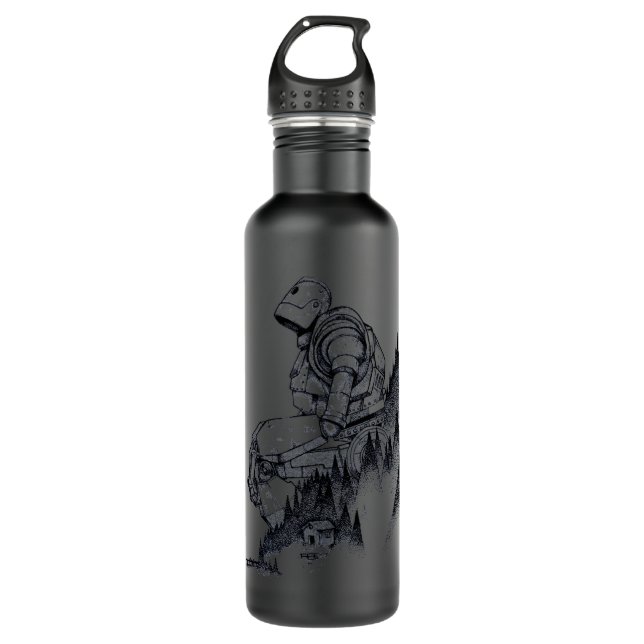 Iron Giant Classic Stainless Steel Water Bottle (Front)