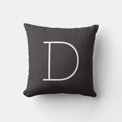 Iron Grey Customize Front  Back For Gifts Throw Pillow