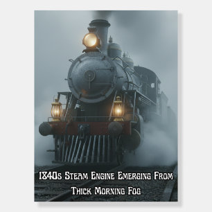 Iron Horse Railroad Tracks Foam Board
