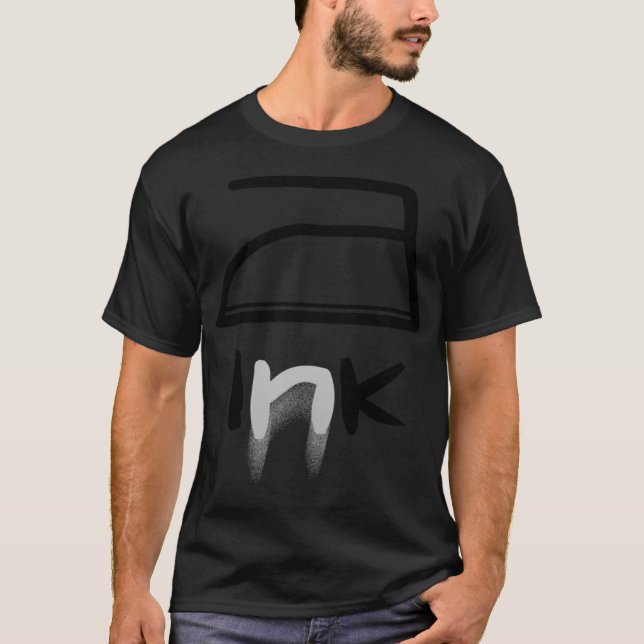 Iron Ink - Ironik - Ironic Funny T-Shirt (Front)
