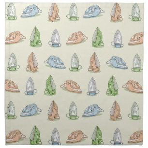 Iron Ironing Laundry patten Cloth Napkin