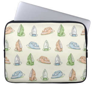 Iron Ironing Laundry patten Laptop Sleeve