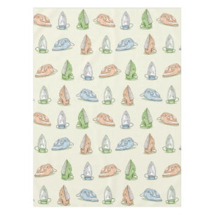 Iron Ironing Laundry patten Tablecloth