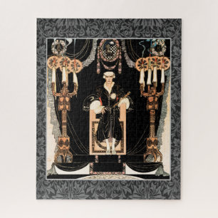Iron King fairytale illustration by Kay Nielsen Jigsaw Puzzle