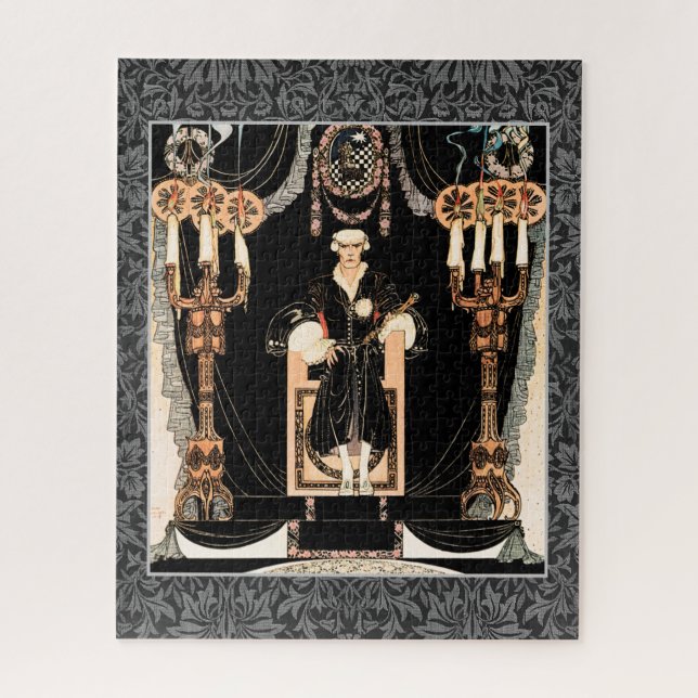 Iron King fairytale illustration by Kay Nielsen Jigsaw Puzzle (Vertical)