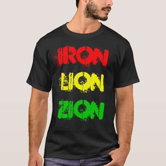 IRON LION ZION (shirt) T-Shirt (Front)