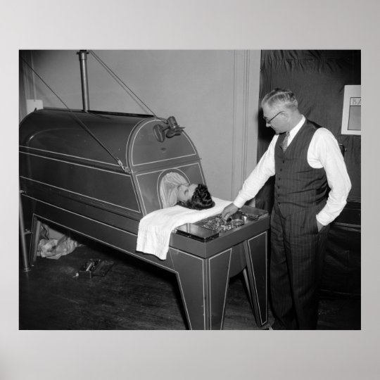 Iron Lung Therapy, 1930s Poster | Zazzle.com