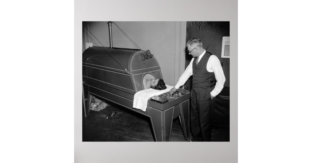 Iron Lung Therapy, 1930s Poster | Zazzle