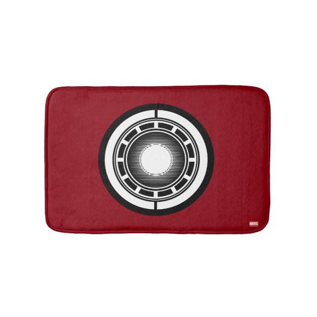 Iron Man Arc Icon Bath Mat (Front)