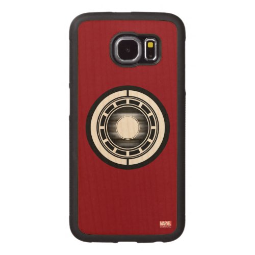 Iron Man Arc Icon Carved Wood Samsung Galaxy S6 Case