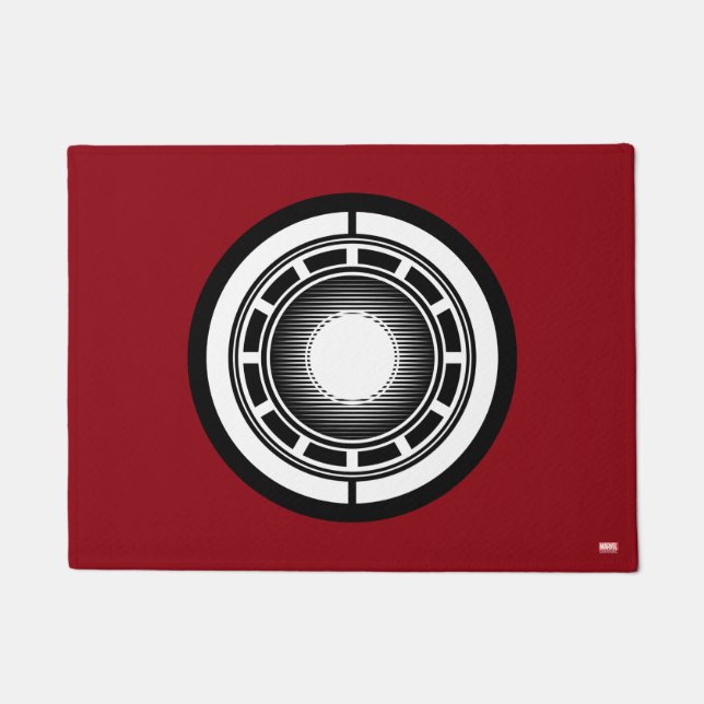Iron Man Arc Icon Doormat (Front)