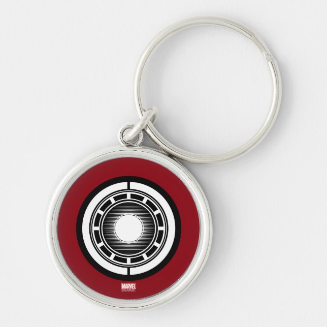Iron Man Arc Icon Keychain (Front)