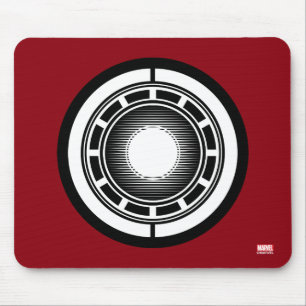 Iron Man Arc Icon Mouse Pad